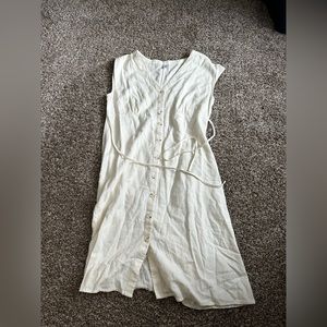 Old Navy Button Down Linen Dress